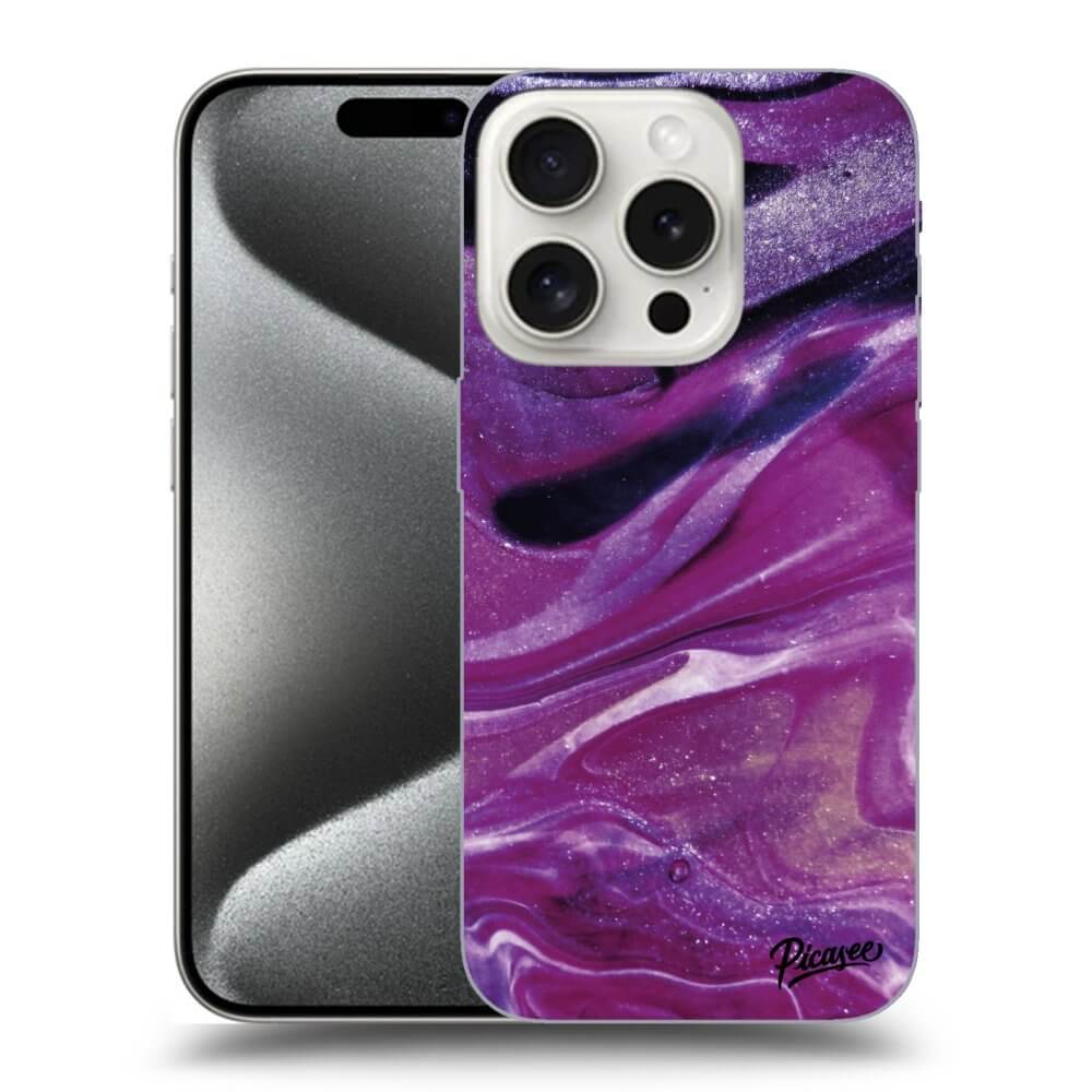 Picasee ULTIMATE CASE pro Apple iPhone 16 Pro - Purple glitter
