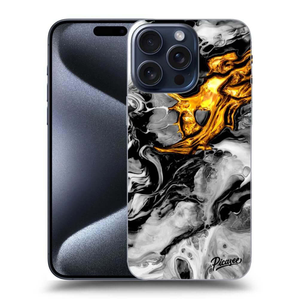 Picasee ULTIMATE CASE MagSafe pro Apple iPhone 16 Pro Max - Black Gold 2