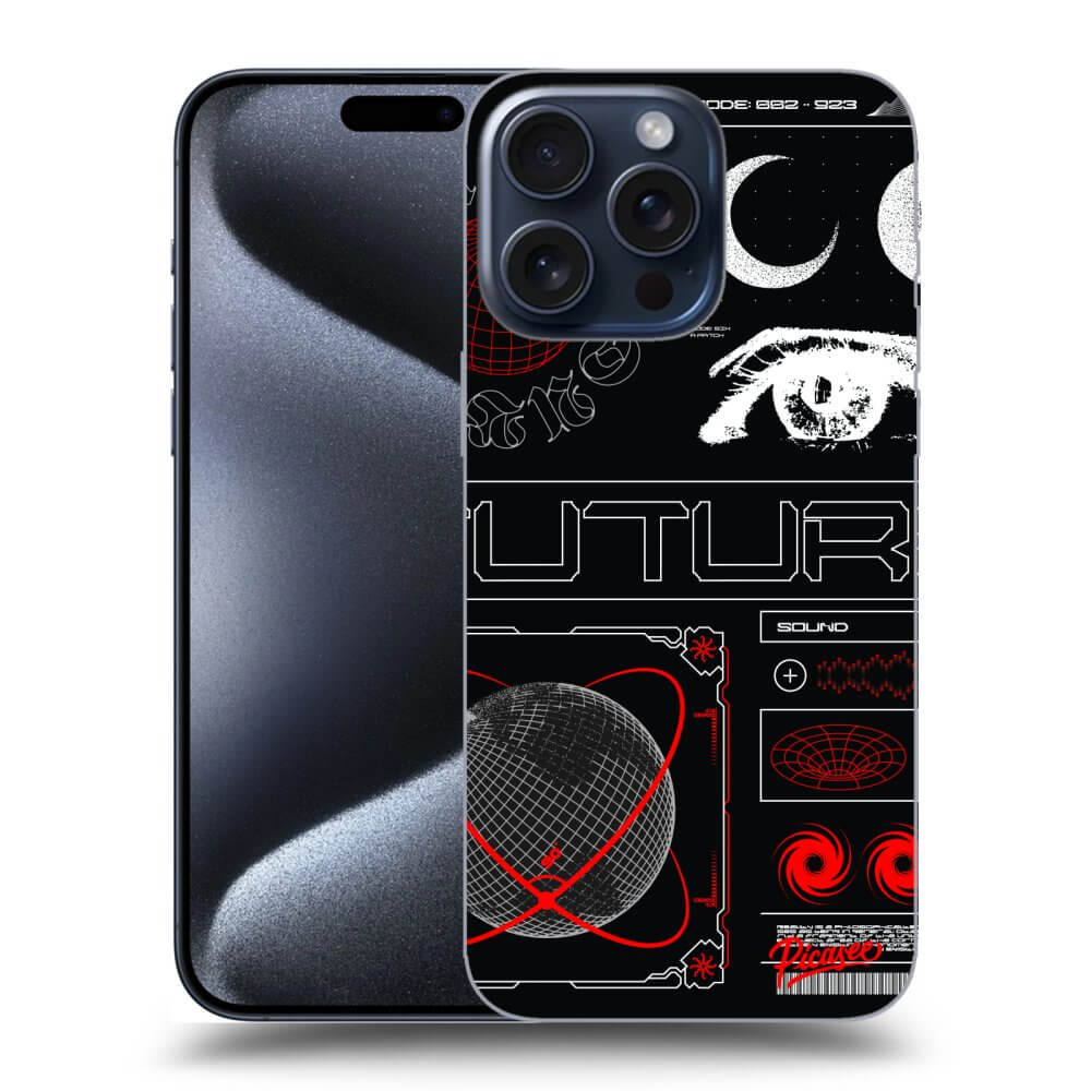 Picasee silikónový prehľadný obal pre Apple iPhone 16 Pro Max - WAVES