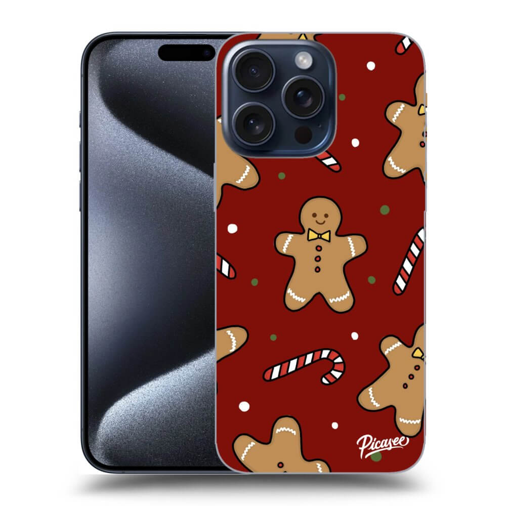 Picasee silikónový prehľadný obal pre Apple iPhone 16 Pro Max - Gingerbread 2