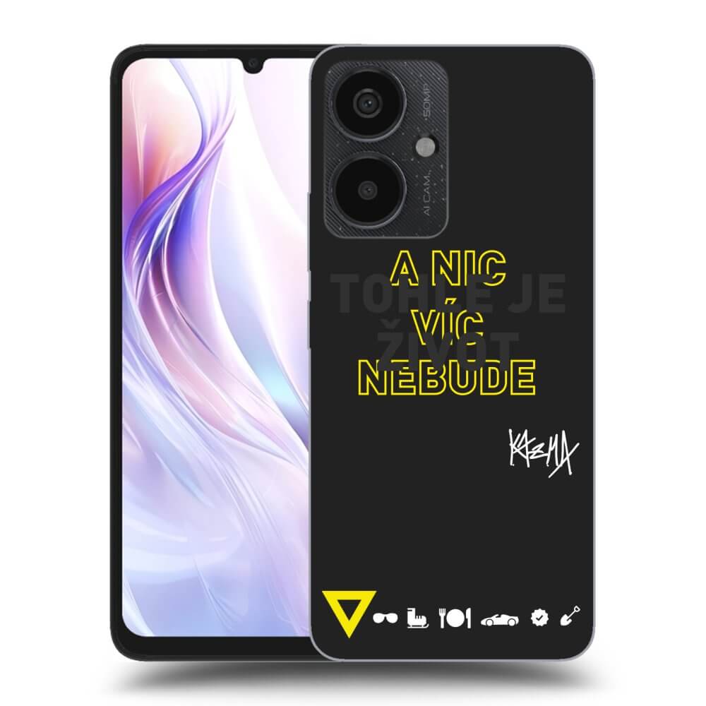 Picasee silikónový čierny obal pre Xiaomi Redmi 13C 5G - Kazma - TOHLE JE ŽIVOT A NIC VÍC NEBUDE