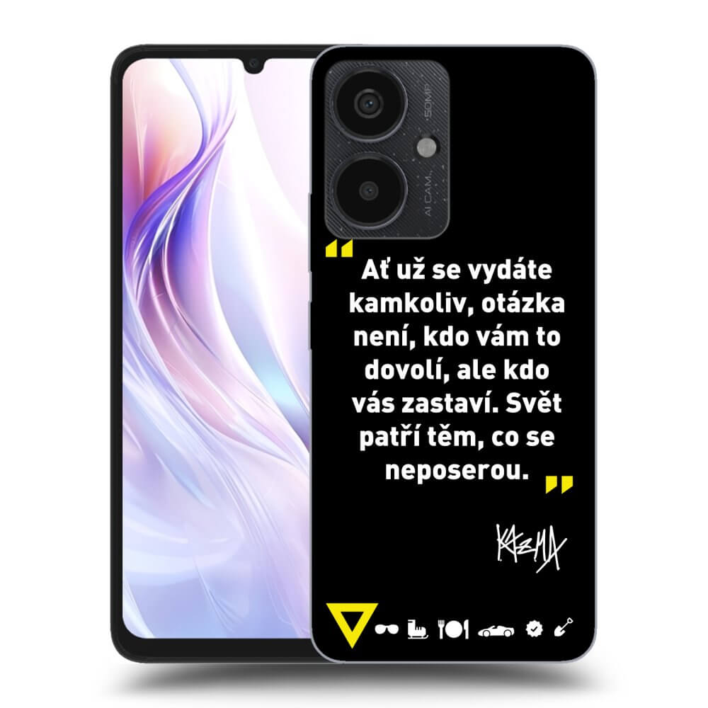 Picasee ULTIMATE CASE pro Xiaomi Redmi 13C 5G - Kazma - SVĚT PATŘÍ TĚM, CO SE NEPOSEROU