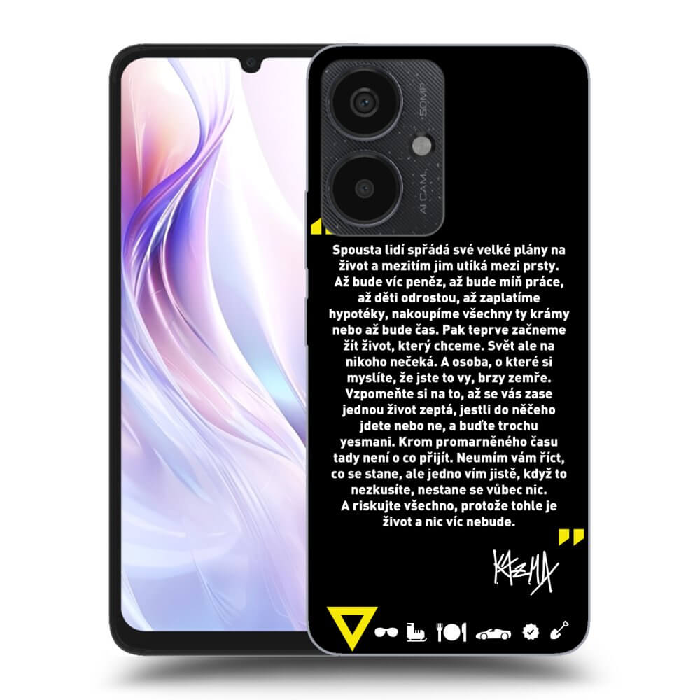 Picasee ULTIMATE CASE pro Xiaomi Redmi 13C 5G - Kazma - BUĎTE TROCHU YESMANI