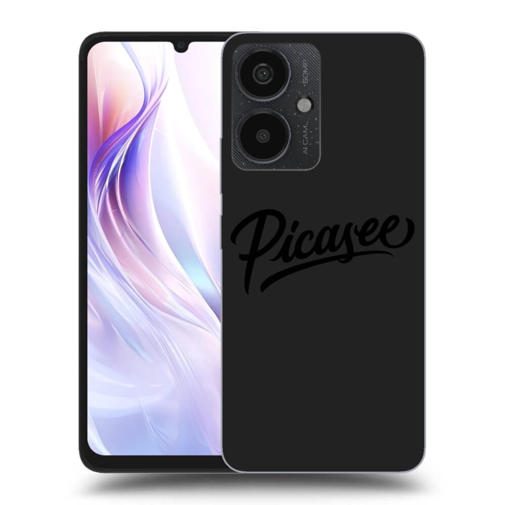 Picasee silikónový čierny obal pre Xiaomi Redmi 13C 5G - Picasee - old logo - black