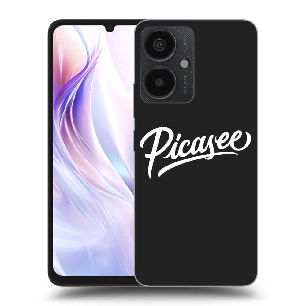 Picasee silikónový čierny obal pre Xiaomi Redmi 13C 5G - Picasee - old logo - white