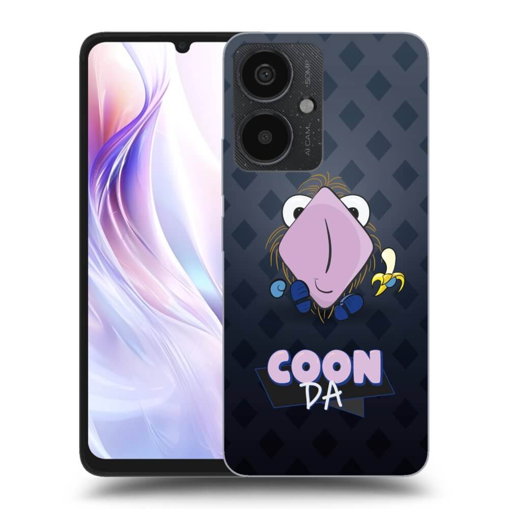 Picasee silikónový prehľadný obal pre Xiaomi Redmi 13C 5G - COONDA chlupatka - tmavá