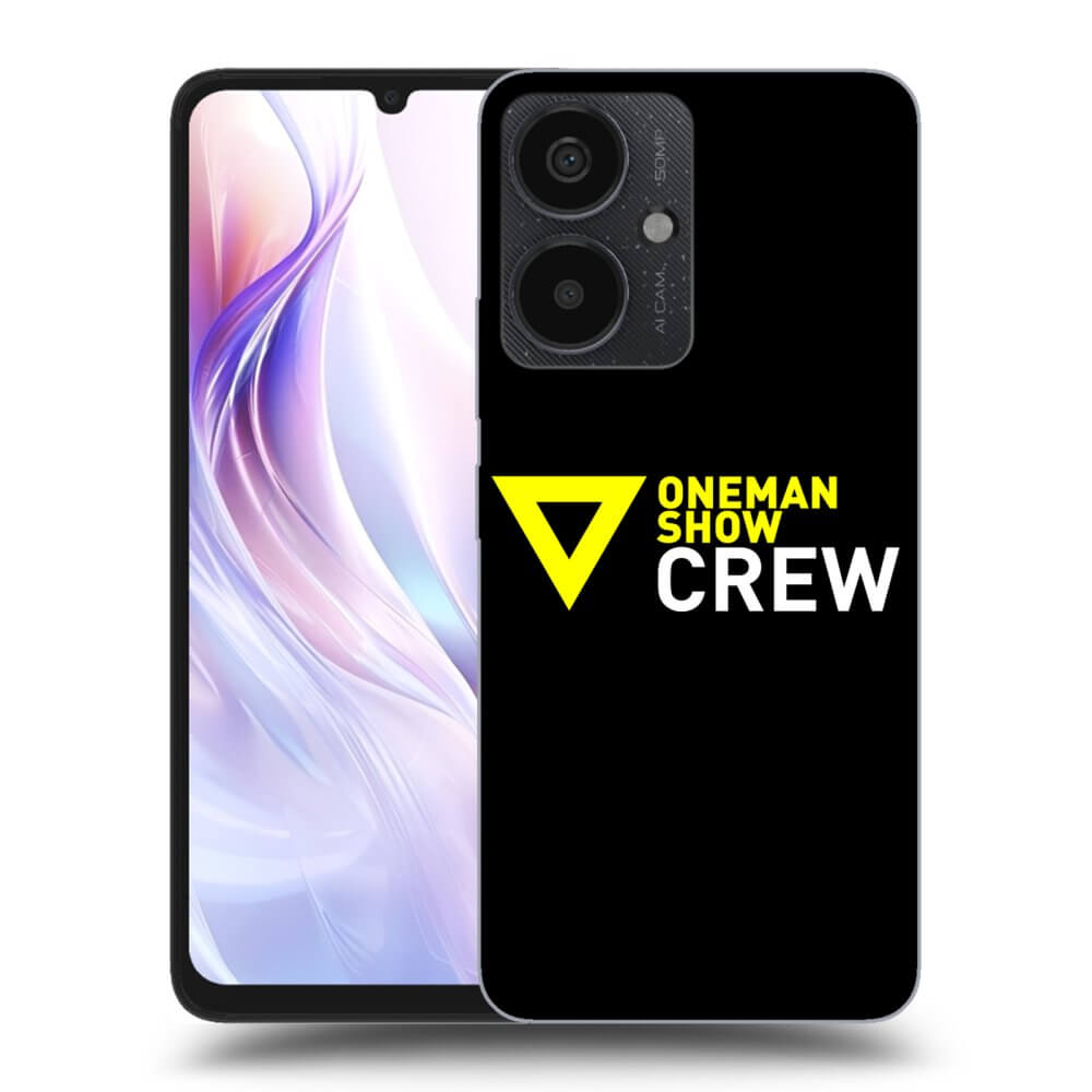 Picasee silikónový čierny obal pre Xiaomi Redmi 13C 5G - ONEMANSHOW CREW