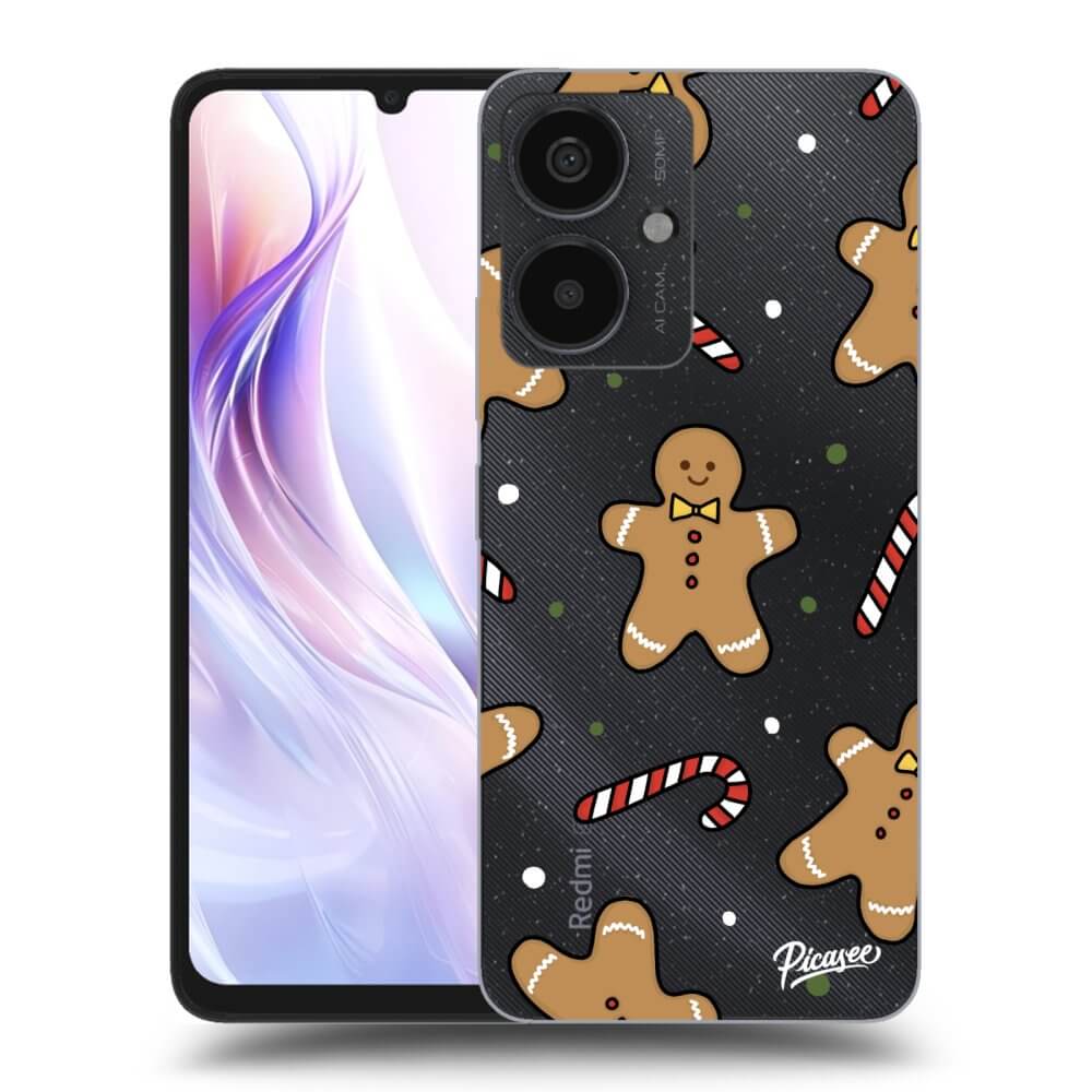 Picasee silikónový prehľadný obal pre Xiaomi Redmi 13C 5G - Gingerbread