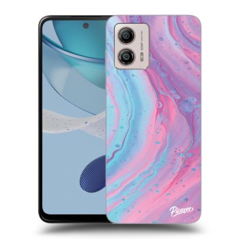 Obal pre Motorola Moto G53 5G - Pink liquid