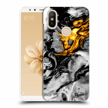 Obal pre Xiaomi Mi A2 - Black Gold 2