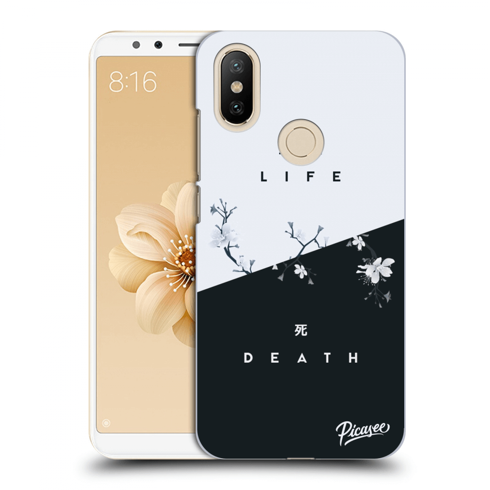 Picasee silikónový prehľadný obal pre Xiaomi Mi A2 - Life - Death