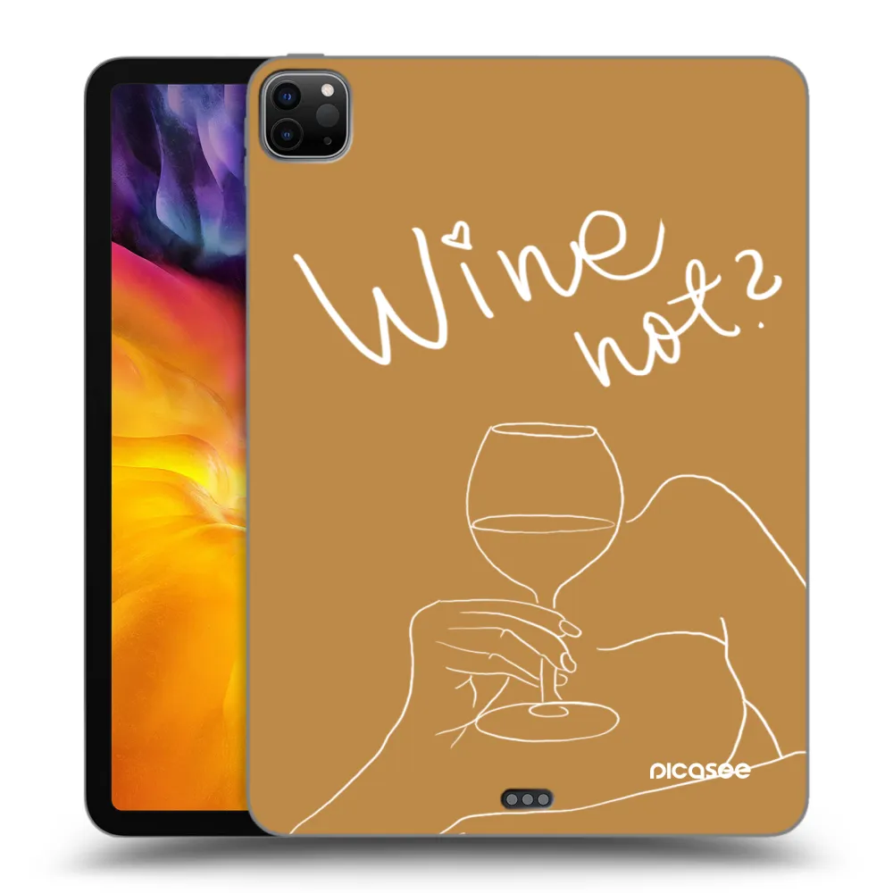 Picasee silikónový čierny obal pre Apple iPad Pro 11" 2024 (7.gen.) - Wine not