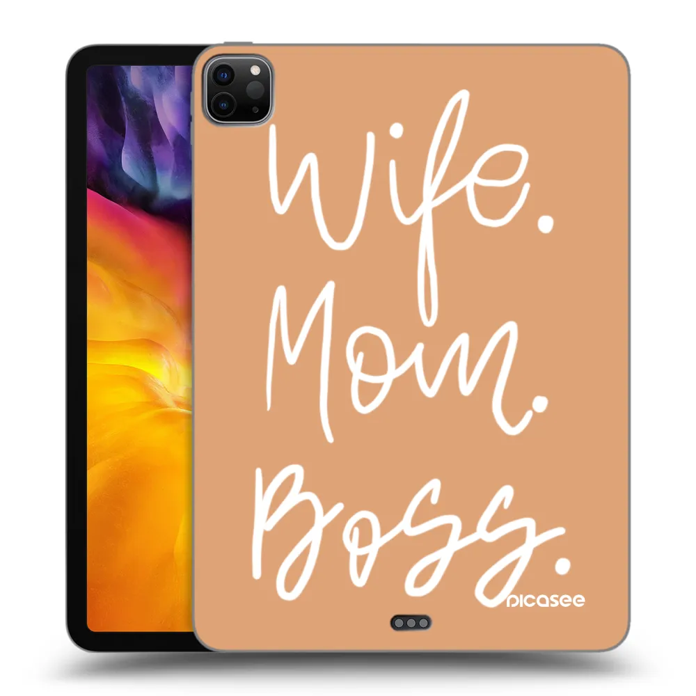Picasee silikónový čierny obal pre Apple iPad Pro 11" 2024 (7.gen.) - Boss Mama