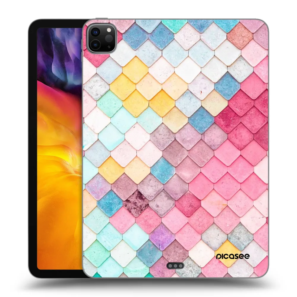Picasee silikónový čierny obal pre Apple iPad Pro 11" 2024 (7.gen.) - Farebná strecha