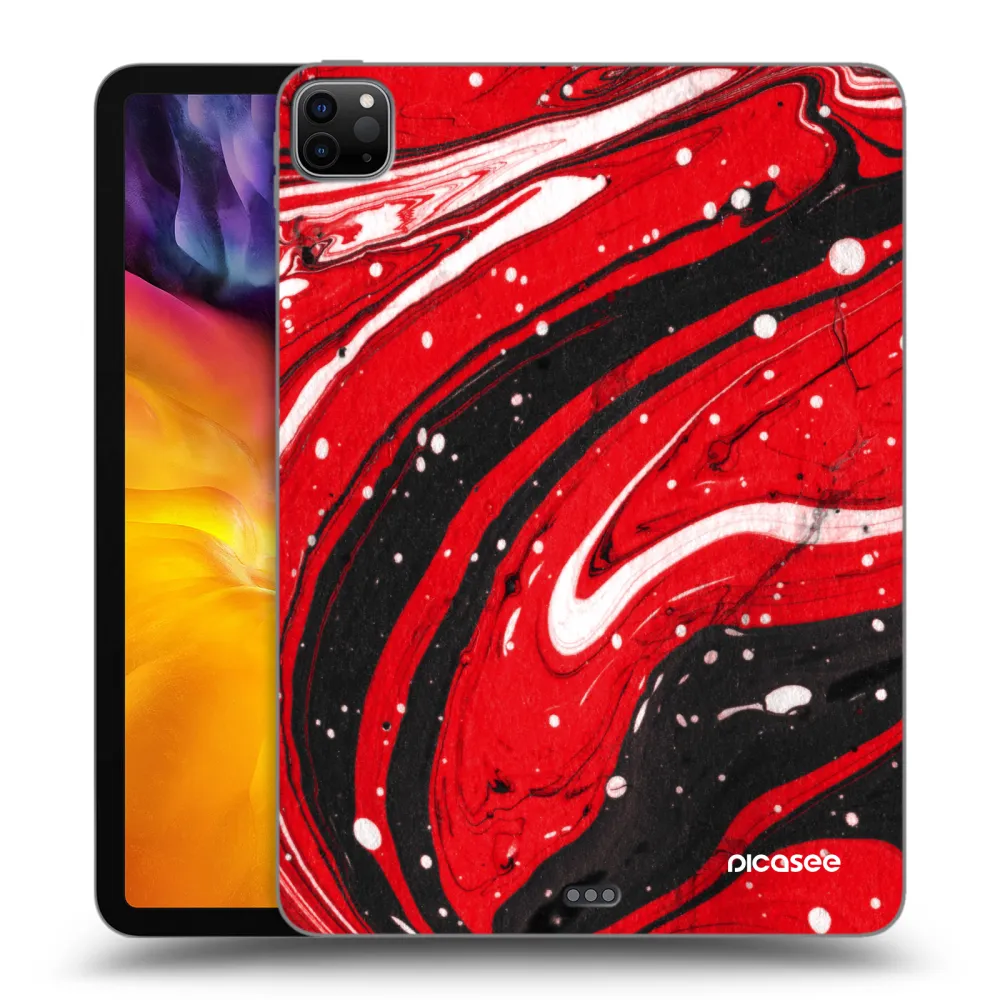 Picasee silikónový čierny obal pre Apple iPad Pro 11" 2024 (7.gen.) - Red black