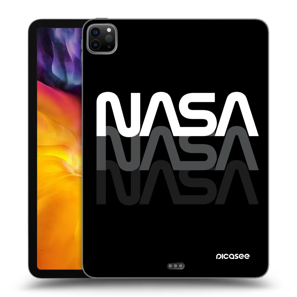 Picasee silikónový čierny obal pre Apple iPad Pro 11" 2024 (7.gen.) - NASA Triple