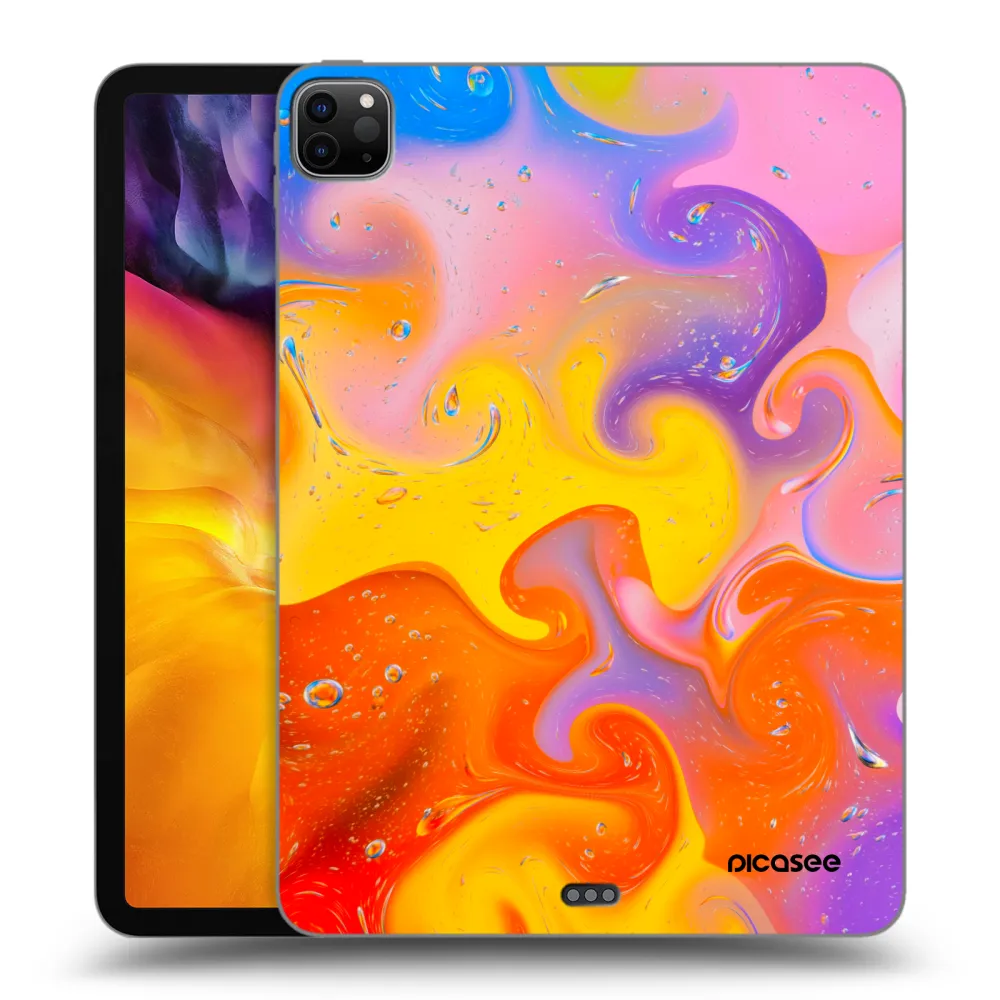 Picasee silikónový čierny obal pre Apple iPad Pro 11" 2024 (7.gen.) - Bubbles