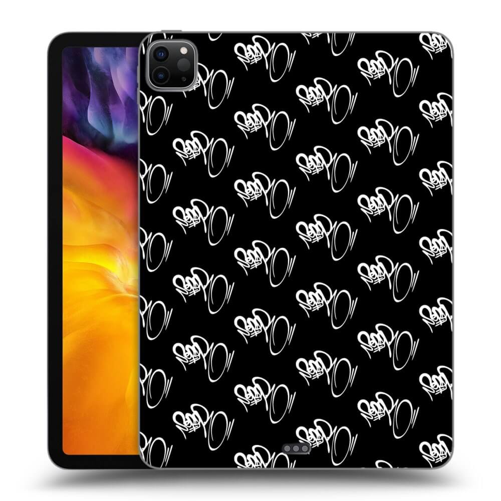 Picasee silikónový čierny obal pre Apple iPad Pro 11" 2024 (7.gen.) - Separ - White On Black