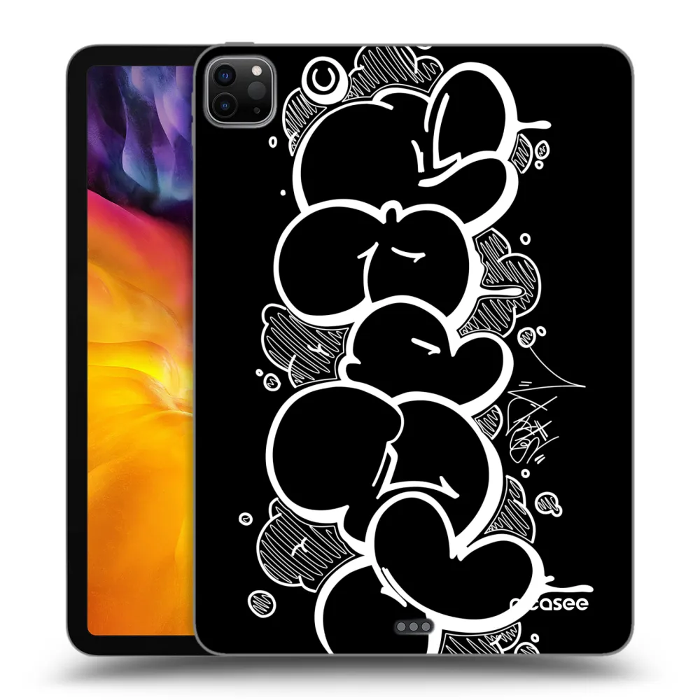 Picasee silikónový čierny obal pre Apple iPad Pro 11" 2024 (7.gen.) - Throw UP