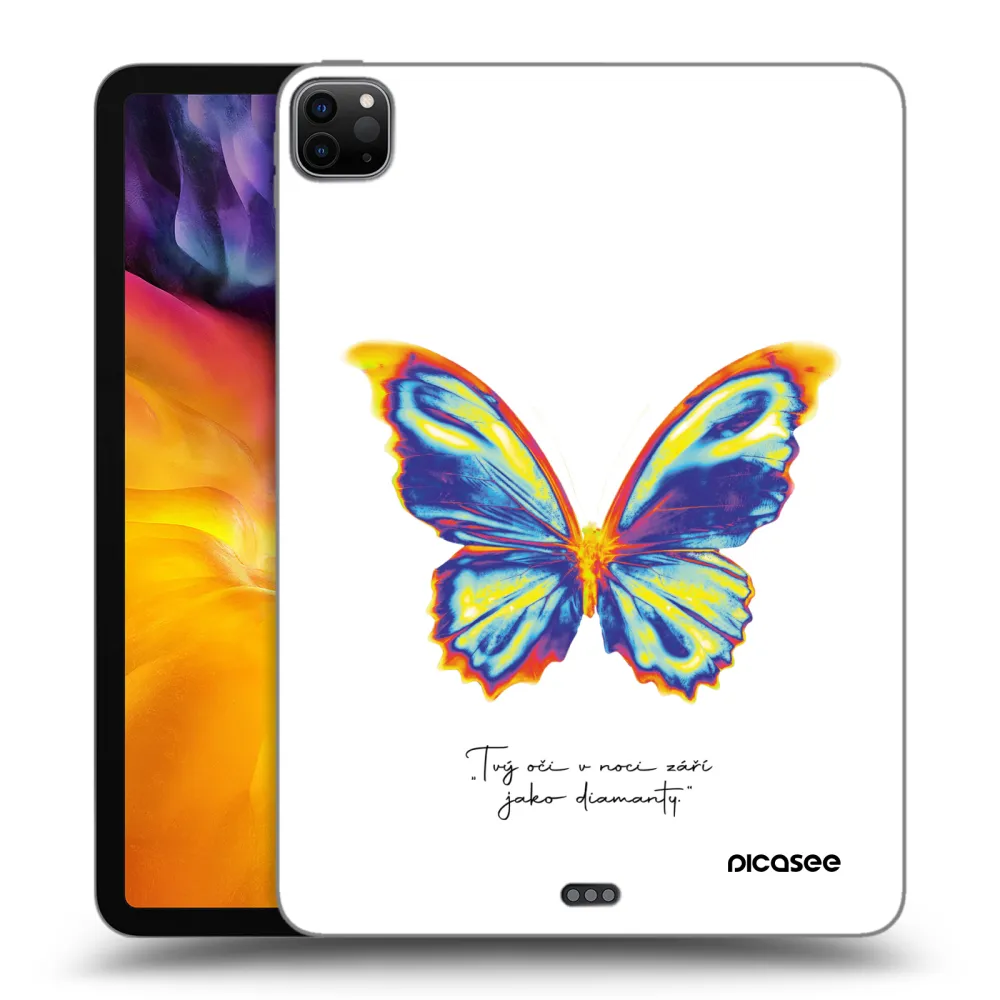 Picasee silikónový čierny obal pre Apple iPad Pro 11" 2024 (7.gen.) - Diamanty White