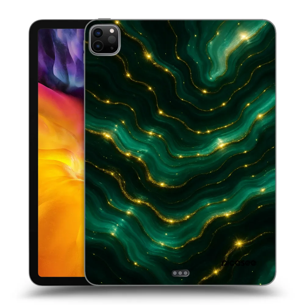 Picasee silikónový čierny obal pre Apple iPad Pro 11" 2024 (7.gen.) - Emerald