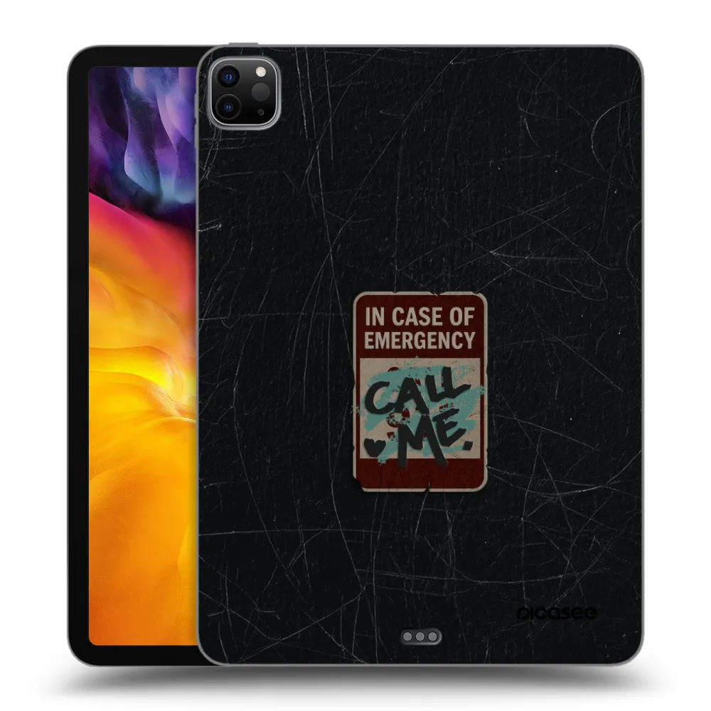 Picasee silikónový čierny obal pre Apple iPad Pro 11" 2024 (7.gen.) - EMERGENCY