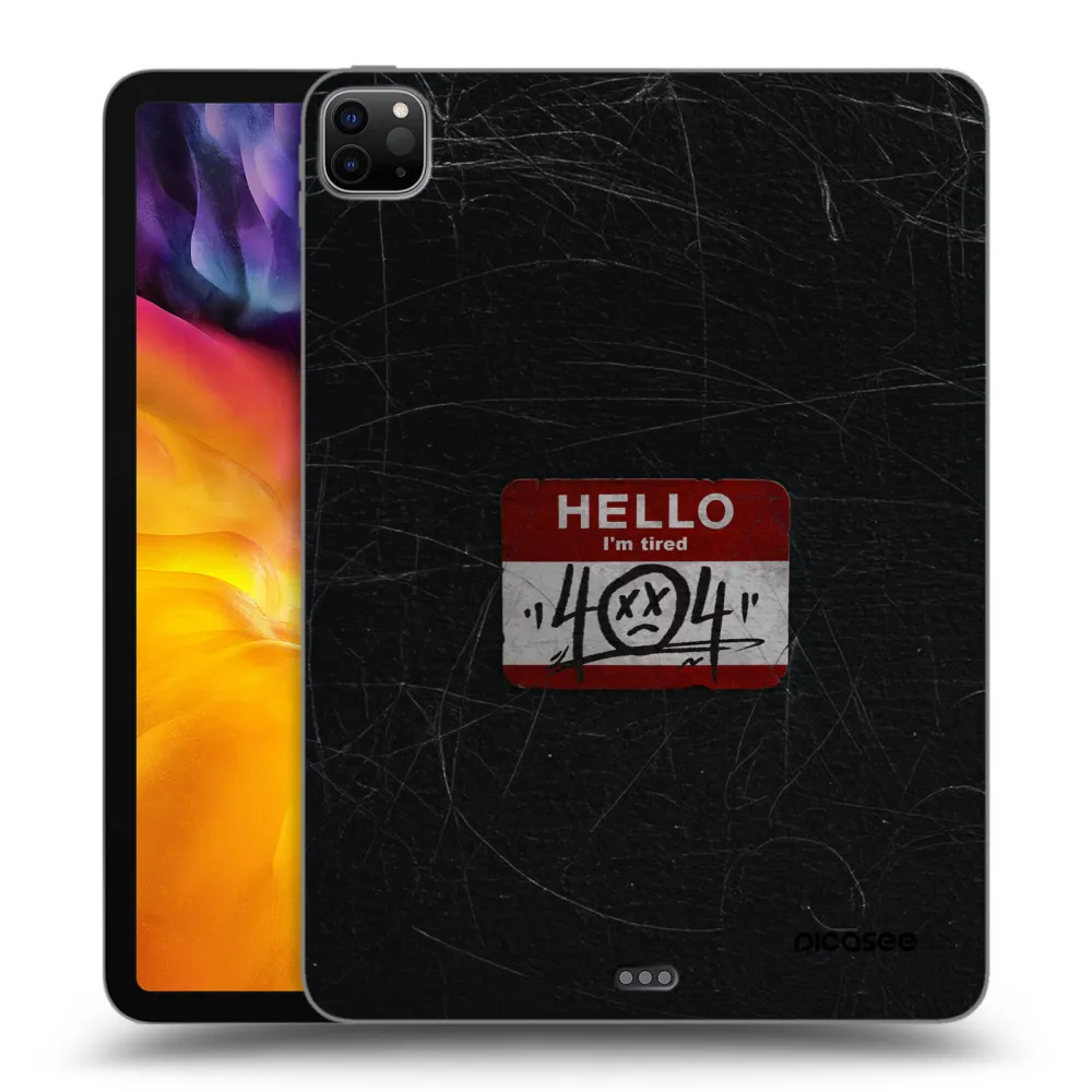Picasee silikónový čierny obal pre Apple iPad Pro 11" 2024 (7.gen.) - HELLO 404