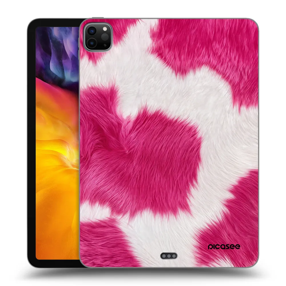 Picasee silikónový čierny obal pre Apple iPad Pro 11" 2024 (7.gen.) - Pink Moo