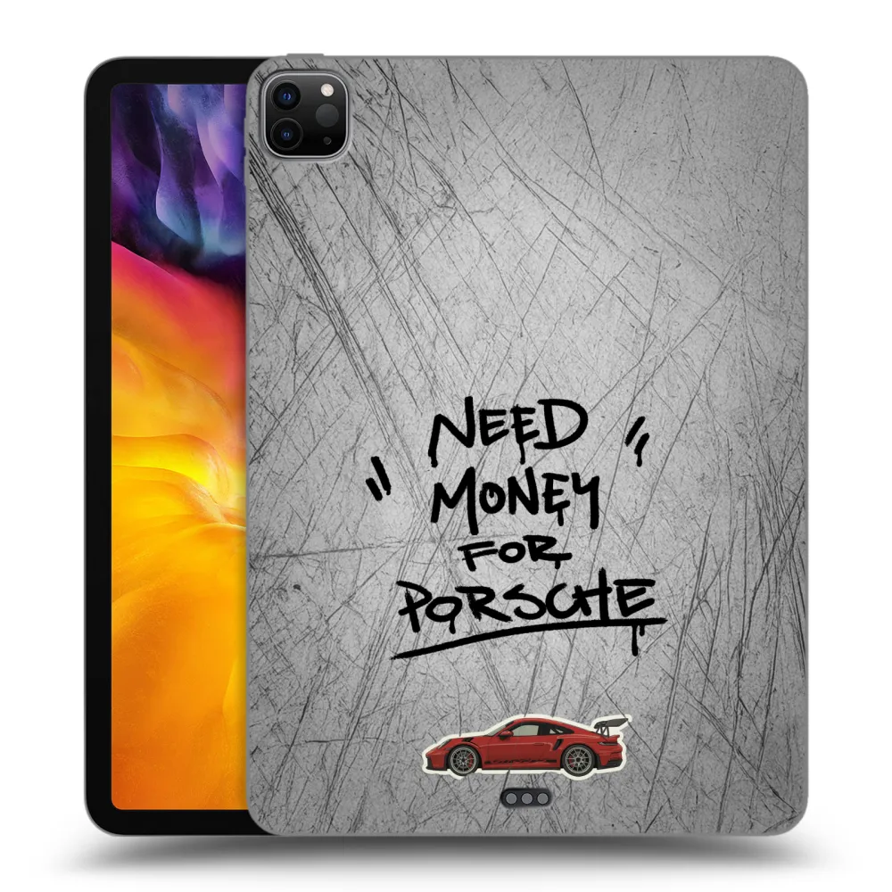 Picasee silikónový čierny obal pre Apple iPad Pro 11" 2024 (7.gen.) - Grey Drift