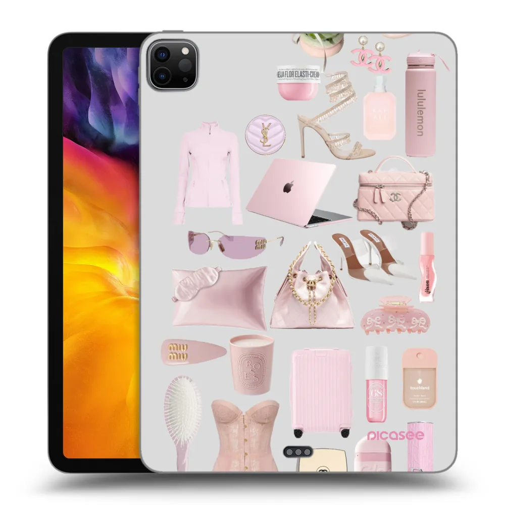 Picasee silikónový čierny obal pre Apple iPad Pro 11" 2024 (7.gen.) - Glam Babe