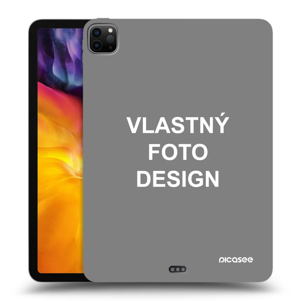 Silikónový čierny obal pre Apple iPad Pro 11" 2024 (7.gen.) - Vlastný fotka/motiv
