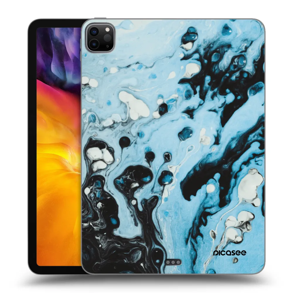 Picasee silikónový čierny obal pre Apple iPad Pro 11" 2024 (7.gen.) - Organic blue