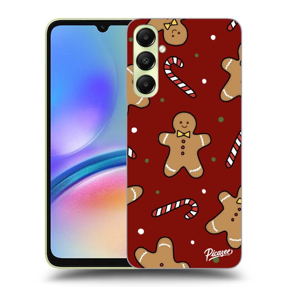 Picasee silikónový čierny obal pre Samsung Galaxy A05s A057G - Gingerbread 2
