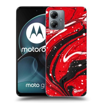 Obal pre Motorola Moto G14 - Red black