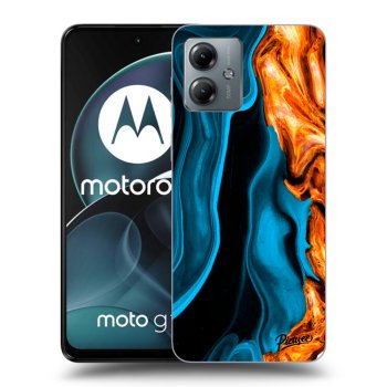 Obal pre Motorola Moto G14 - Gold blue