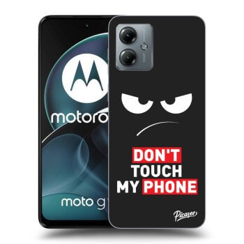Obal pre Motorola Moto G14 - Angry Eyes - Transparent