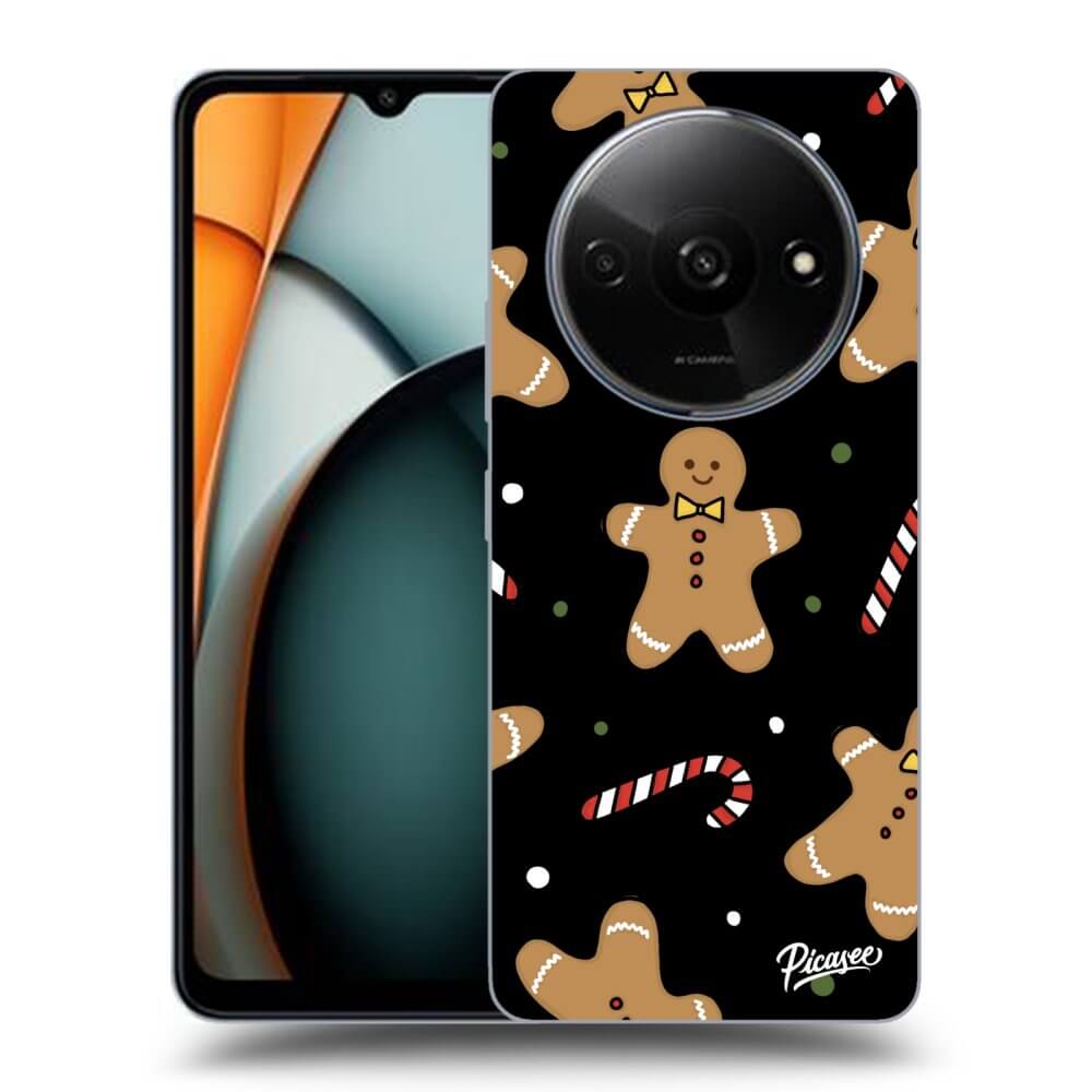 Picasee silikónový čierny obal pre Xiaomi Redmi A3 - Gingerbread