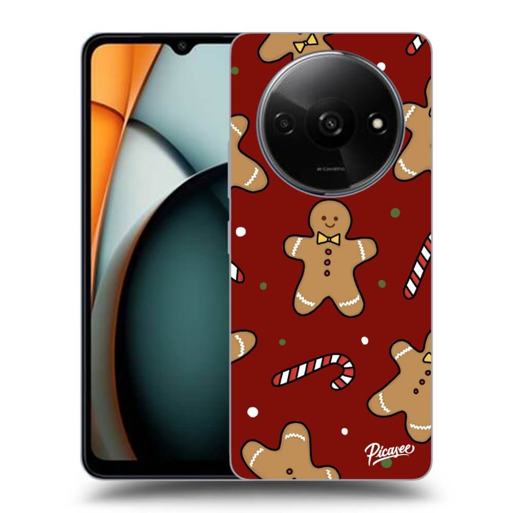 Picasee silikónový čierny obal pre Xiaomi Redmi A3 - Gingerbread 2