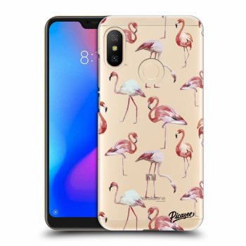 Picasee silikónový prehľadný obal pre Xiaomi Mi A2 Lite - Flamingos