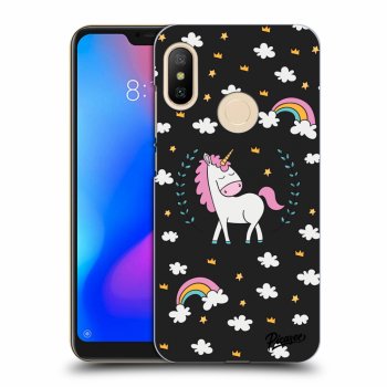 Picasee silikónový čierny obal pre Xiaomi Mi A2 Lite - Unicorn star heaven
