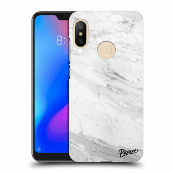 Picasee silikónový prehľadný obal pre Xiaomi Mi A2 Lite - White marble