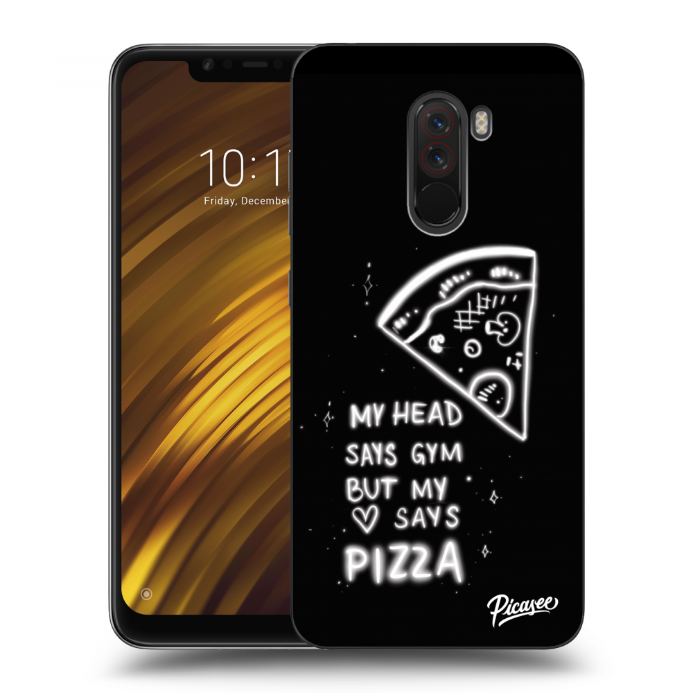 Picasee silikónový mliečny obal pre Xiaomi Pocophone F1 - Pizza