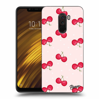 Picasee silikónový prehľadný obal pre Xiaomi Pocophone F1 - Cherries
