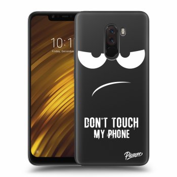 Picasee silikónový prehľadný obal pre Xiaomi Pocophone F1 - Don't Touch My Phone