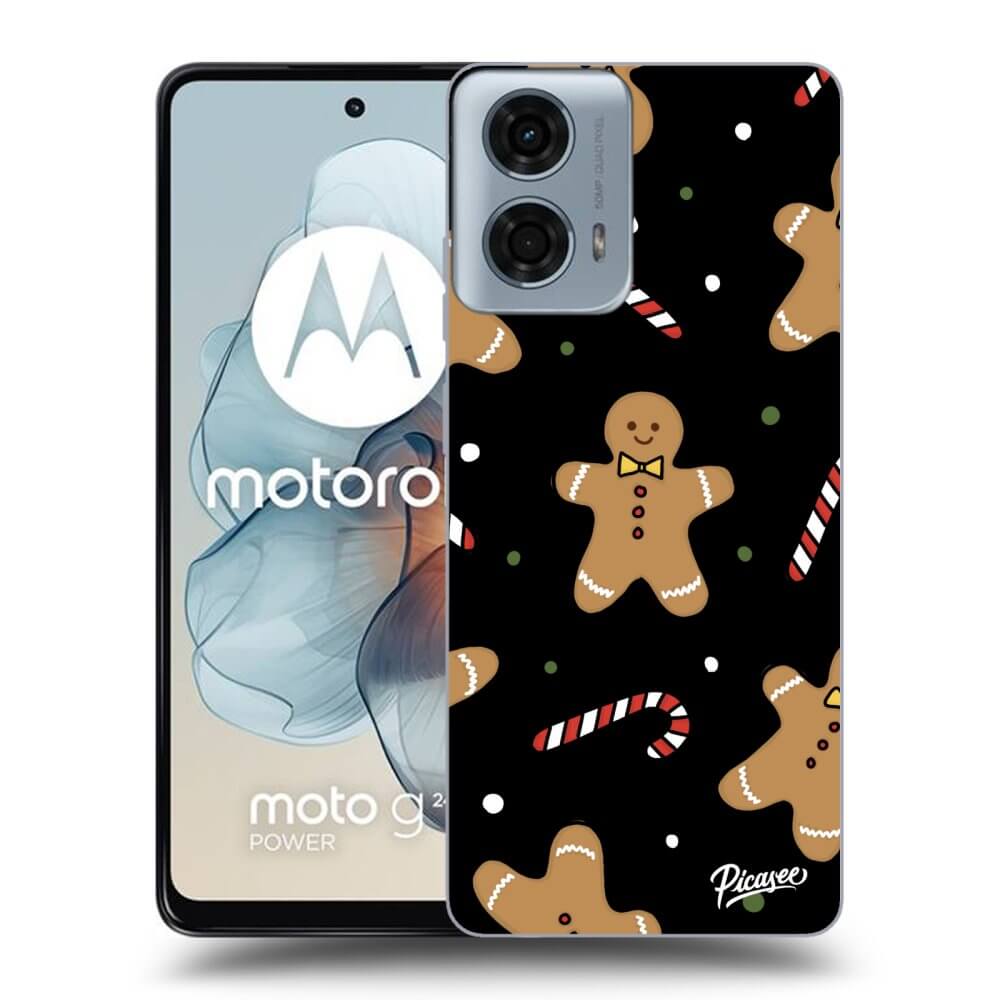Picasee silikónový čierny obal pre Motorola Moto G24 - Gingerbread