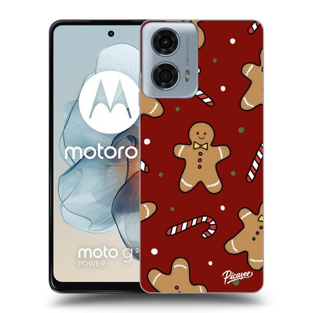 Picasee silikónový čierny obal pre Motorola Moto G24 - Gingerbread 2