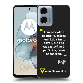 Obal pre Motorola Moto G24 - Kazma - SVĚT PATŘÍ TĚM, CO SE NEPOSEROU