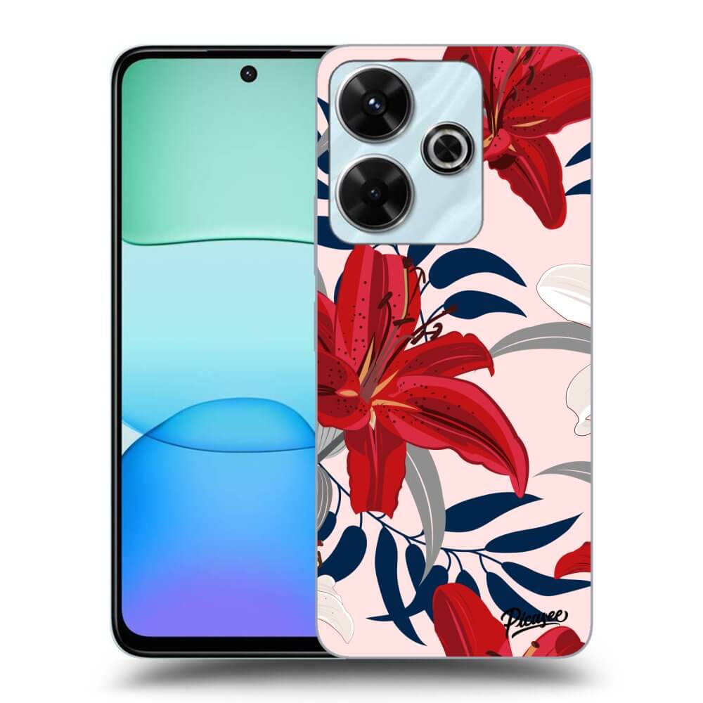 Picasee ULTIMATE CASE pro Xiaomi Redmi 13 4G - Red Lily