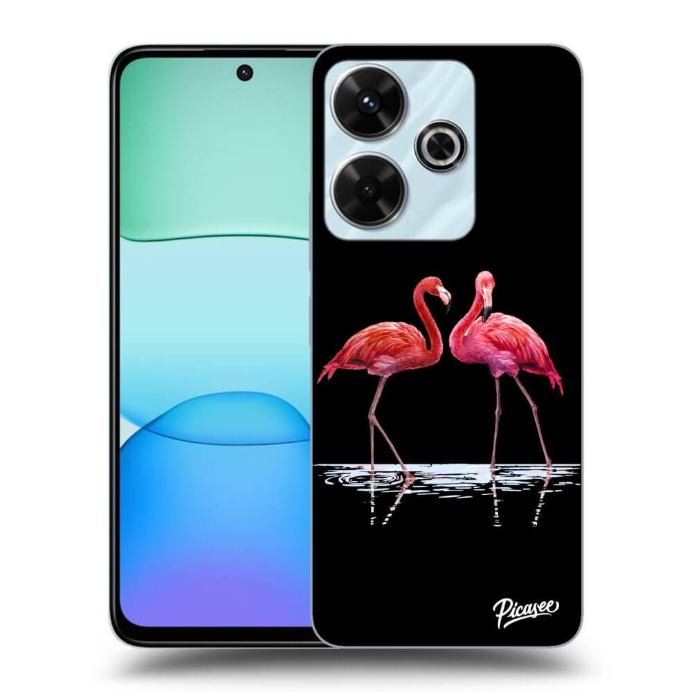 Picasee ULTIMATE CASE pro Xiaomi Redmi 13 4G - Flamingos pár