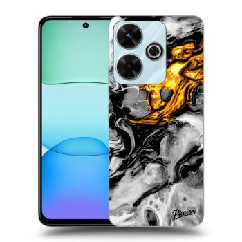 Obal pre Xiaomi Redmi 13 4G - Black Gold 2